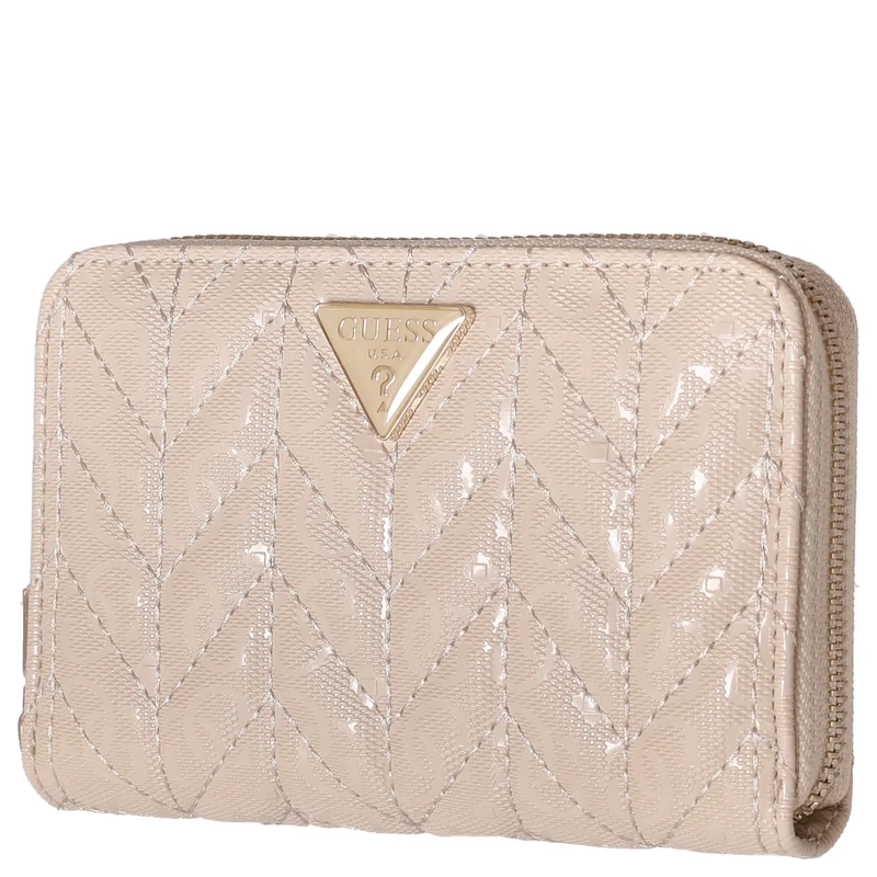 Guess Stacey SLG Medium Zip - Cartera 4cc 14 cm (light beige)