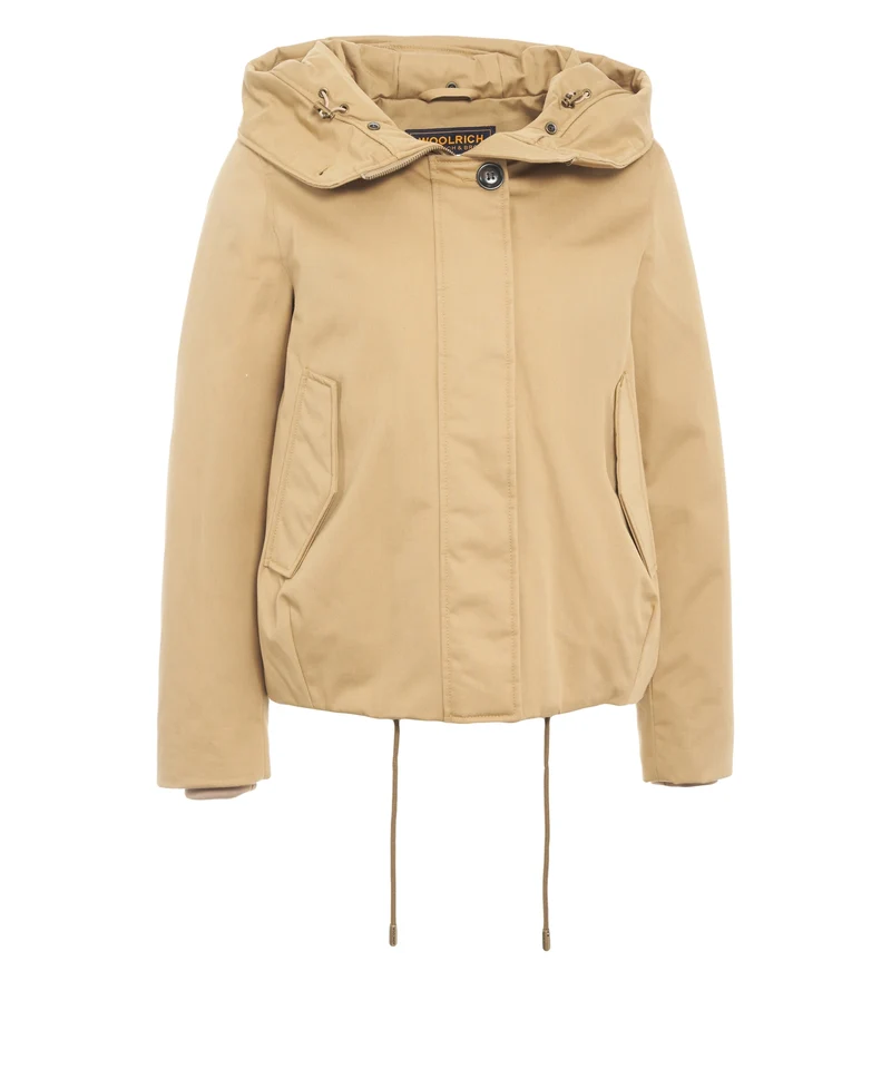 Parka con bordo in pelliccia staccabile
