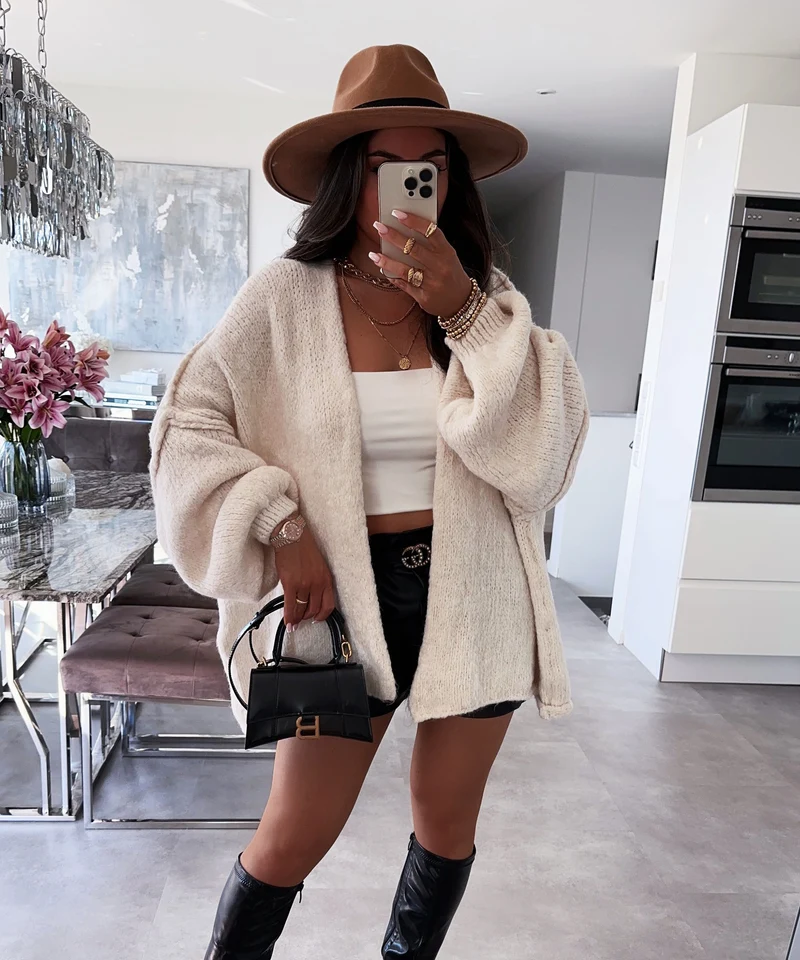 Cardigan Ray Beige