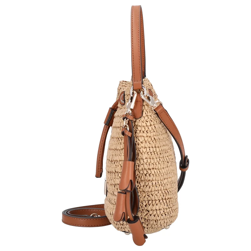 Guess Ofelia Bucket - Bolso saco 22 cm (natural/cognac)