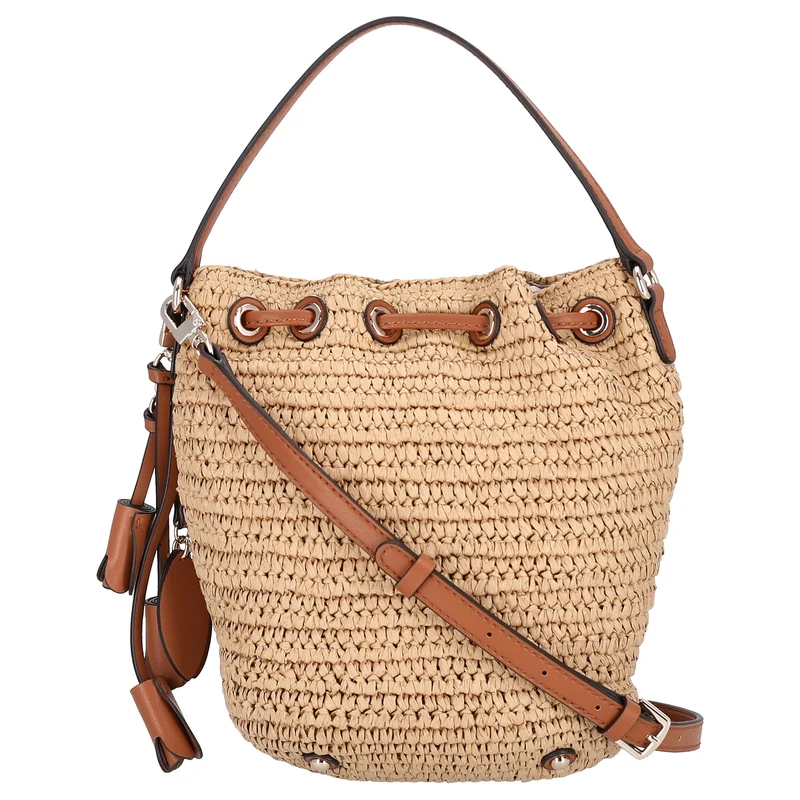 Guess Ofelia Bucket - Bolso saco 22 cm (natural/cognac)