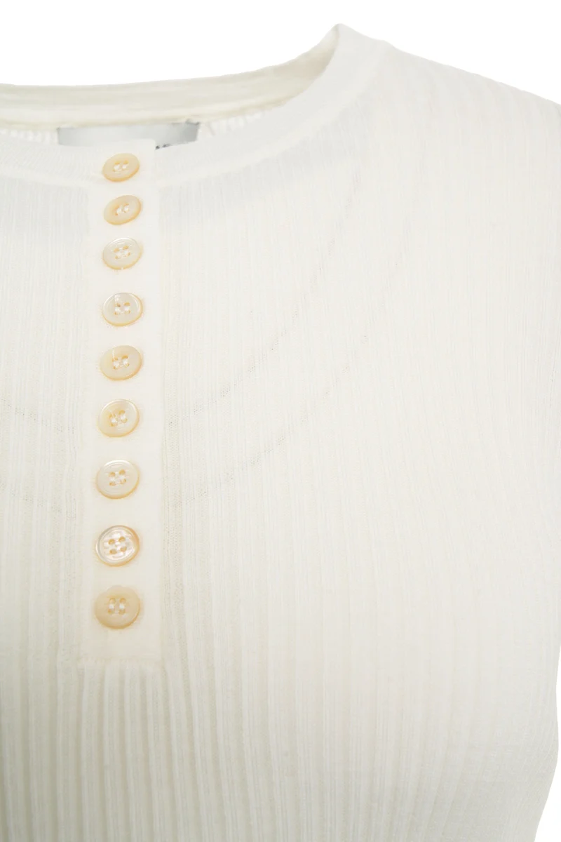 Maglia a maniche lunghe 'Henley'