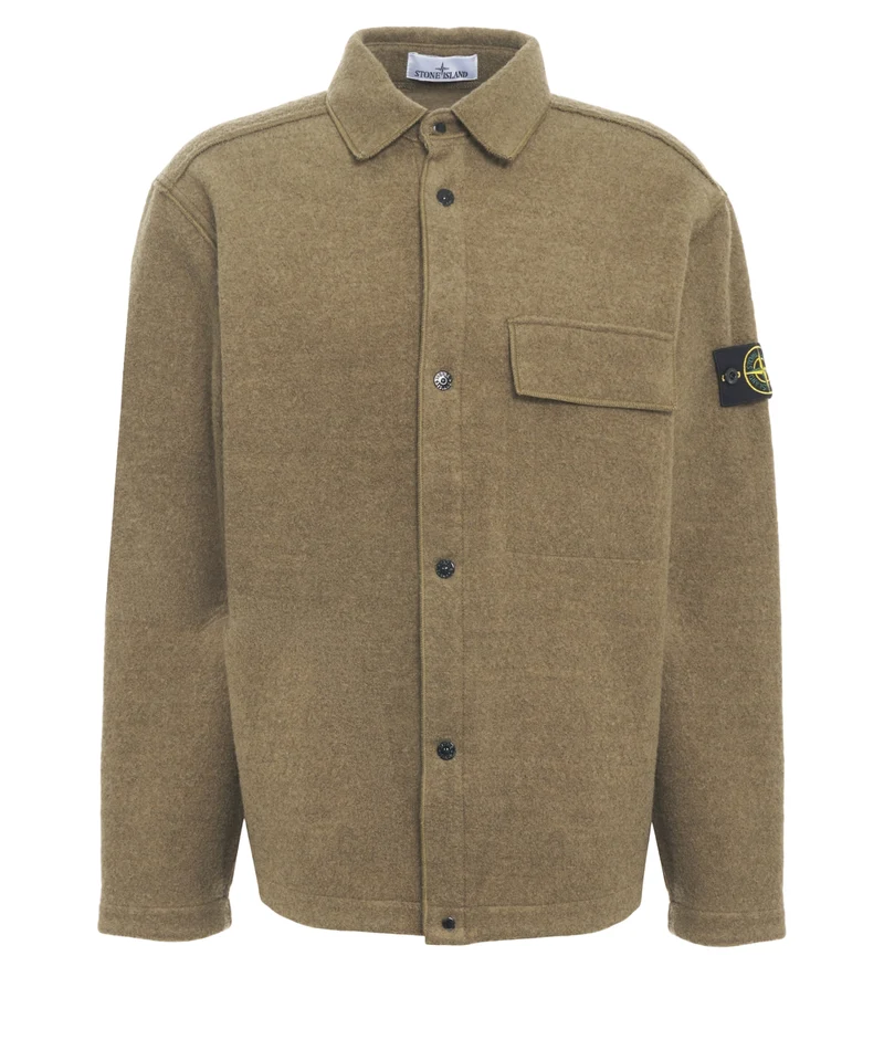 Overshirt in lana