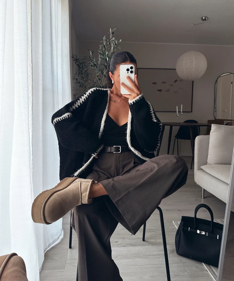 Cardigan Helena Schwarz