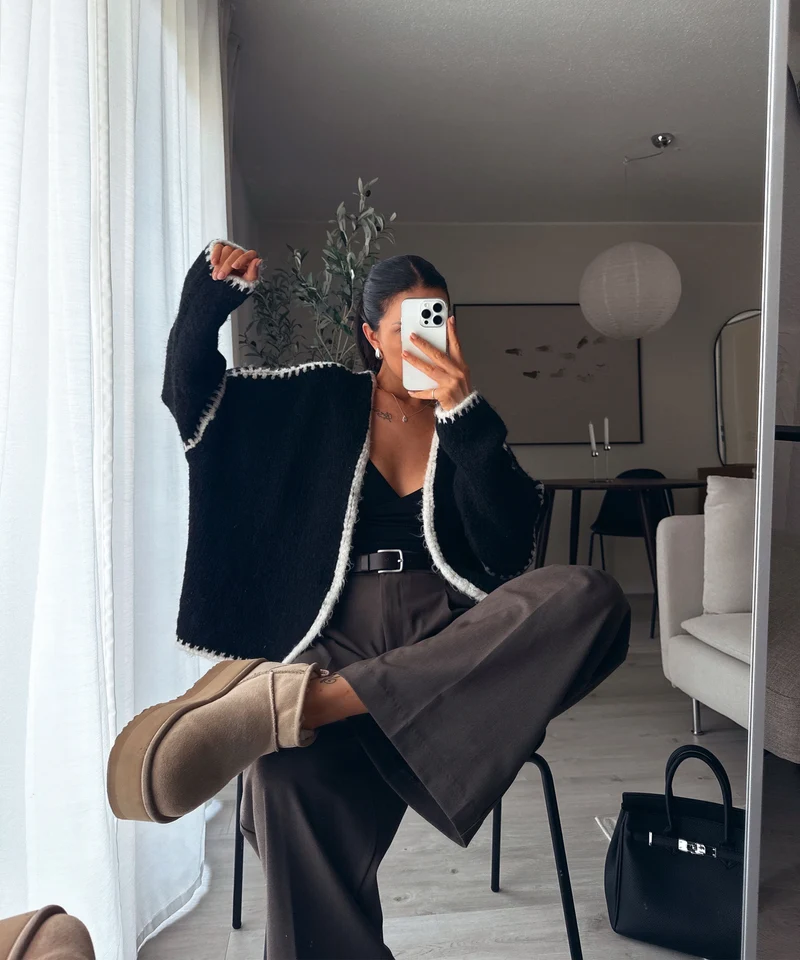 Cardigan Helena Schwarz