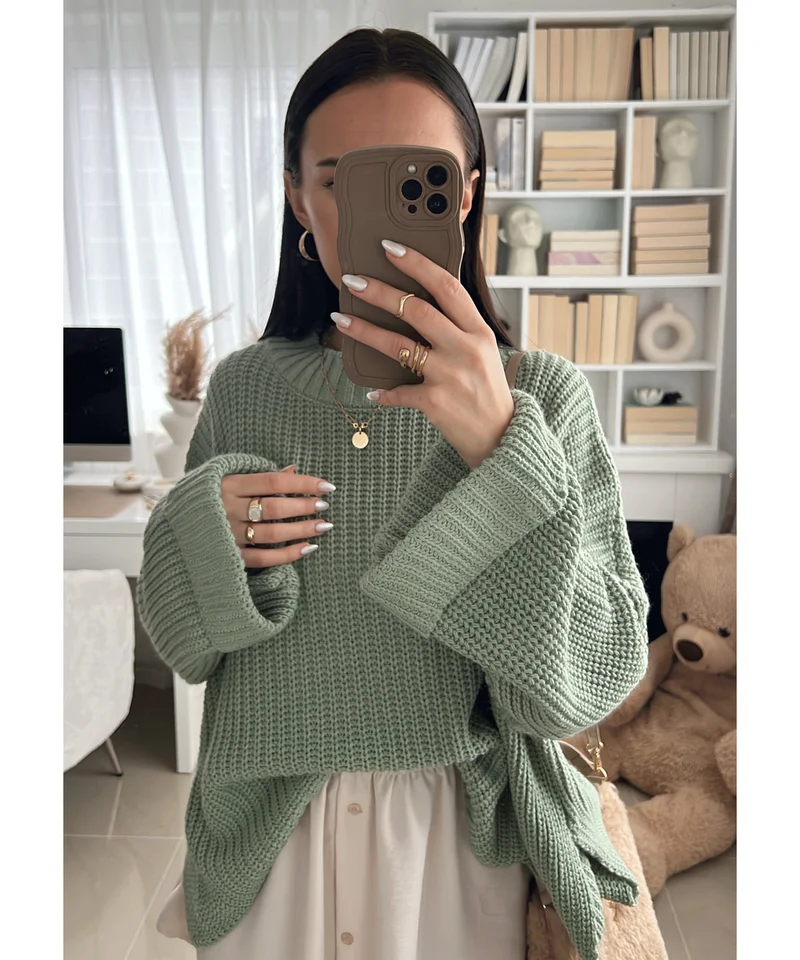Oversize Pullover Elsa Pistazie