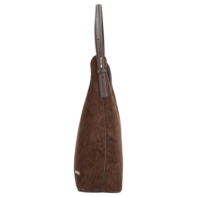 HUGO Women Yorih Hobo - Bolso de hombro 35 cm (dark brown)