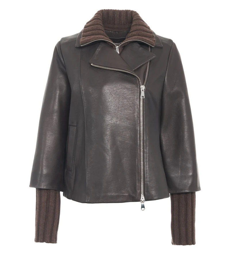 Giacca in pelle 'Gemini'