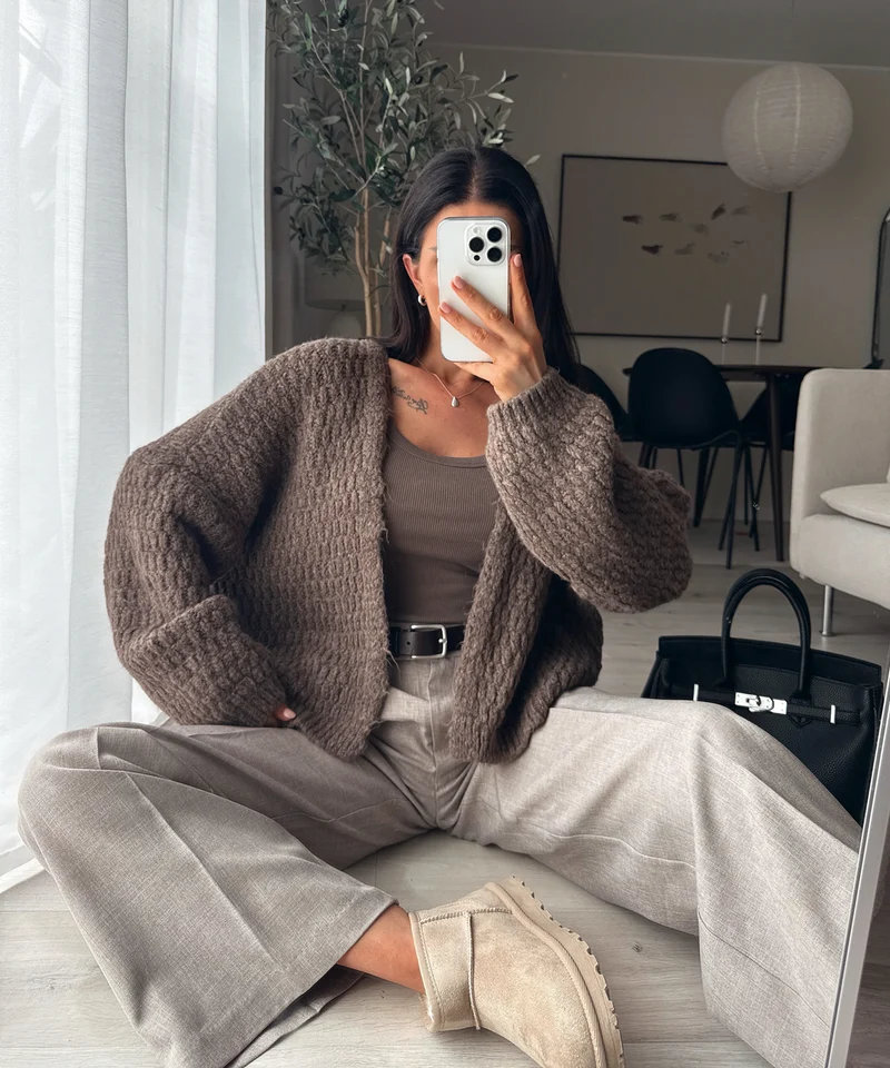 Gefütterte Boots Sana Beige