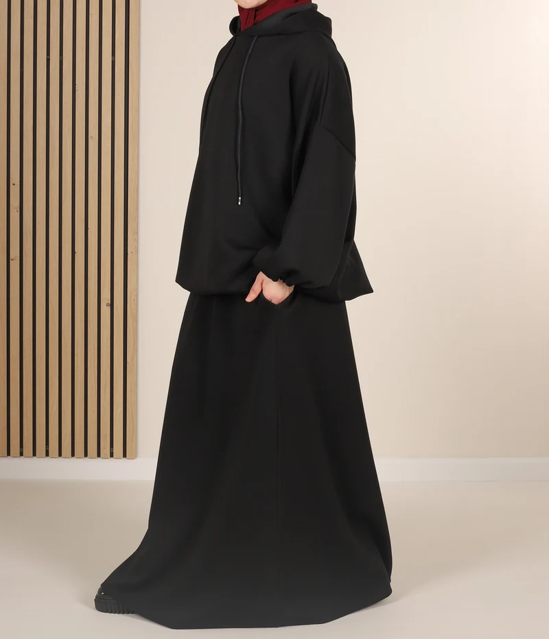Twinset Kapuzenpullover Hind - Schwarz