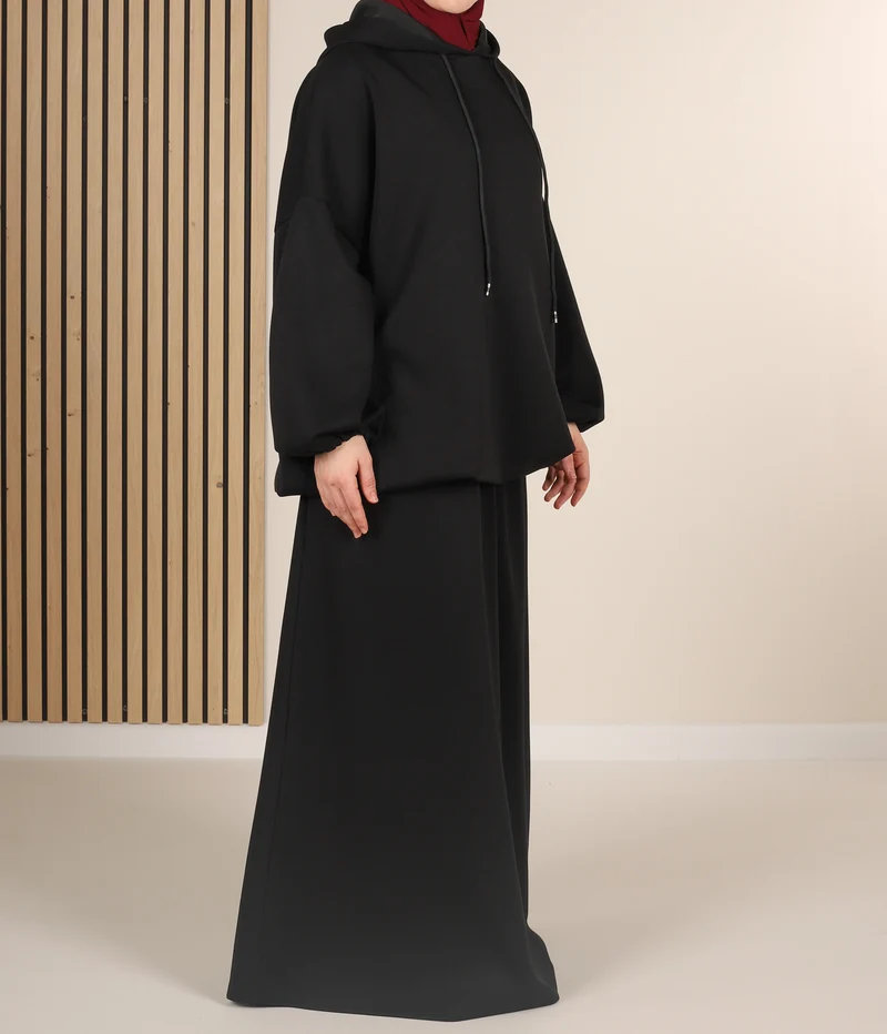 Twinset Kapuzenpullover Hind - Schwarz