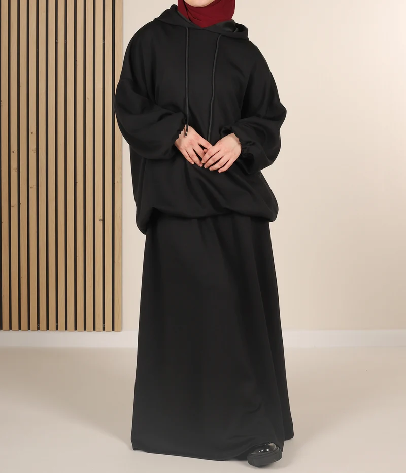 Twinset Kapuzenpullover Hind - Schwarz