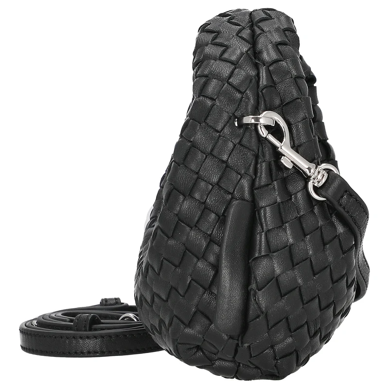 Les Visionnaires Greta Micro Weave Silky - Bolso de mano 20 cm (black)