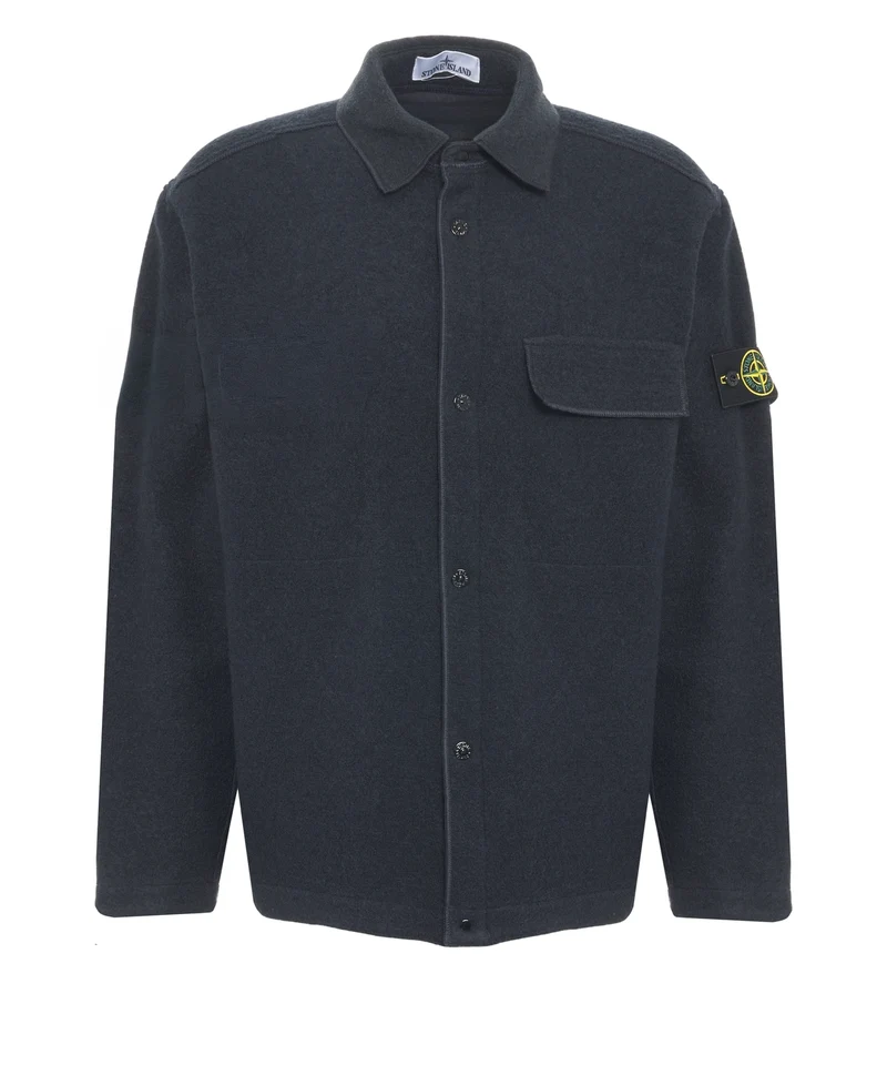 Overshirt in lana