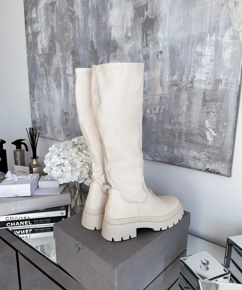 Stiefel Kinley Beige