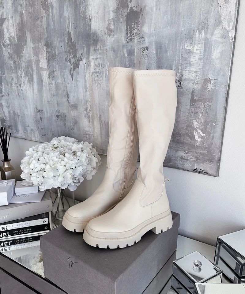 Stiefel Kinley Beige