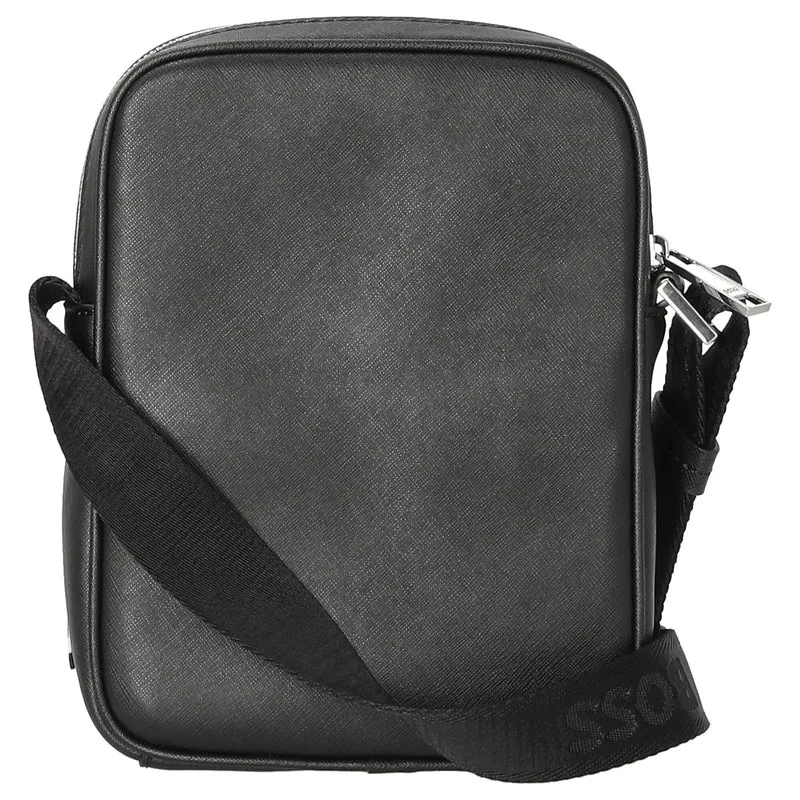 BOSS Zair Ns Zip - Bolso bandolera Leder 21 cm (schwarz)