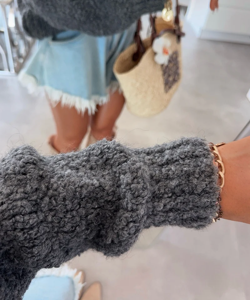 Boucle Cardigan Lalya Grau