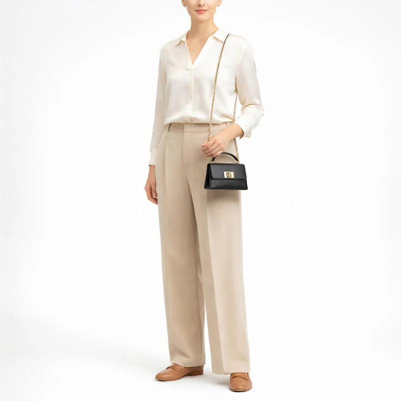 Furla 1927 Mini - Bolso bandolera 18 cm (nero)