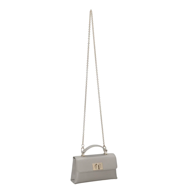 Furla 1927 Mini - Bolso bandolera 18 cm (stone gray)