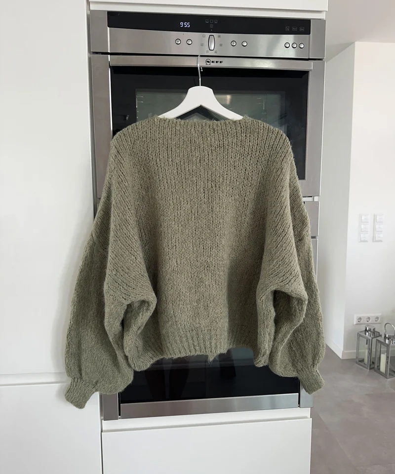 Cardigan Schleife Fia Khaki