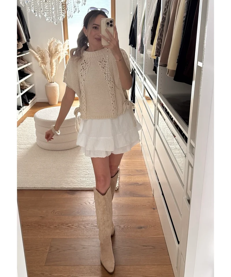 Strick Oberteil Leticia Creme