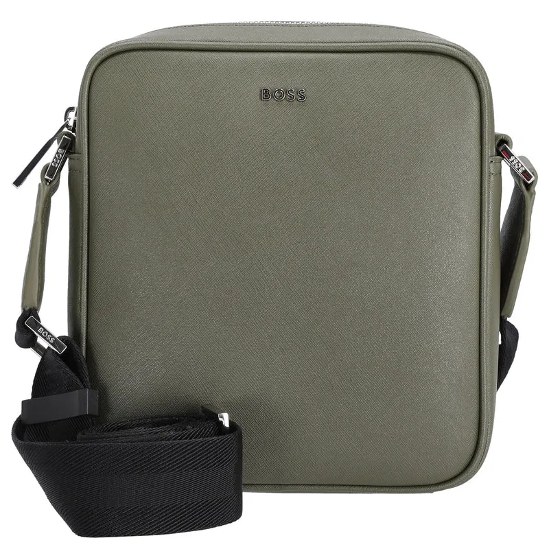 BOSS Men Northon NS Zip - Bolso bandolera 20 cm (open green)