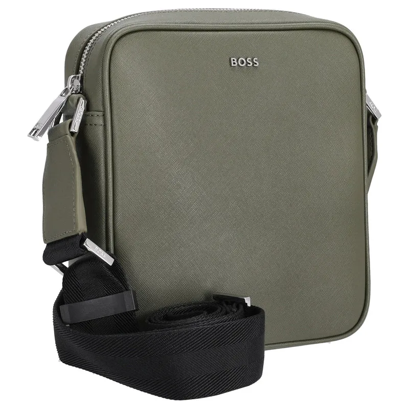 BOSS Men Northon NS Zip - Bolso bandolera 20 cm (open green)