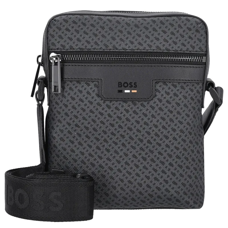 BOSS Men Ray NS Zip - Bolso bandolera 21 cm (black)