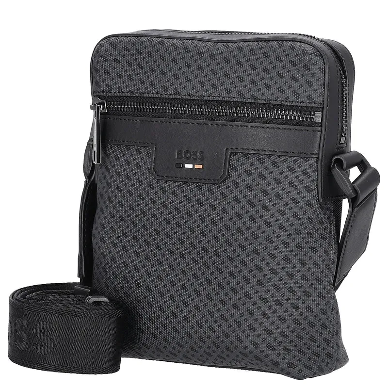 BOSS Men Ray NS Zip - Bolso bandolera 21 cm (black)
