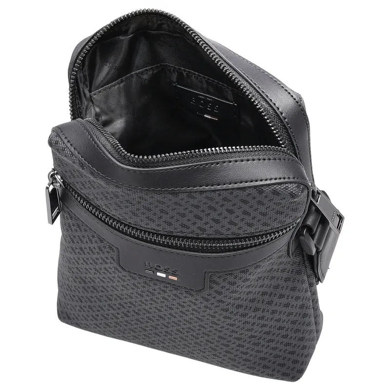 BOSS Men Ray NS Zip - Bolso bandolera 21 cm (black)