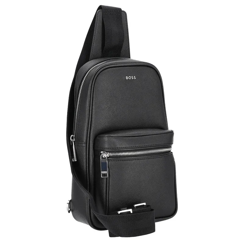 BOSS Men Northon Monostrap Sling Bag - Bolso bandolera 31 cm (black)