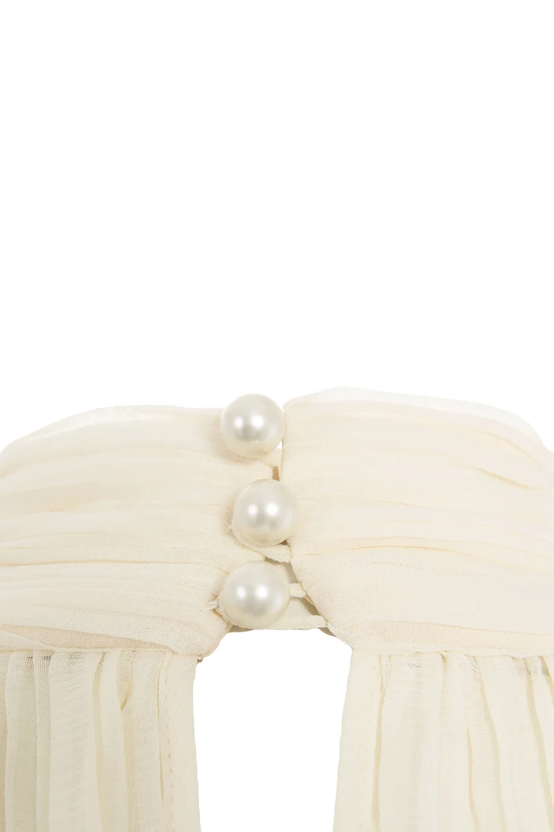 Blusa con pieghe plissettate