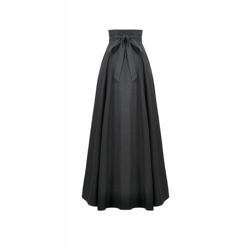 Gothic-Maxirock mit Stickereien für Damen