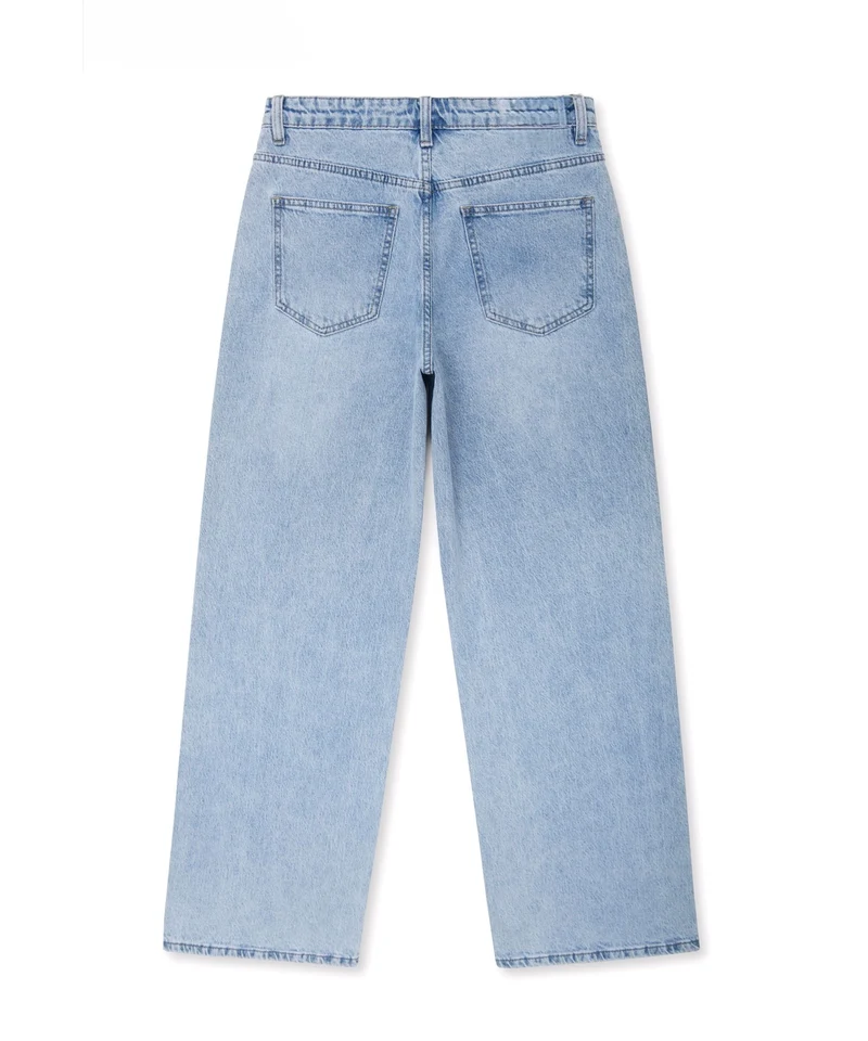 Stretch Straight Leg Jeans Galia Hellblau