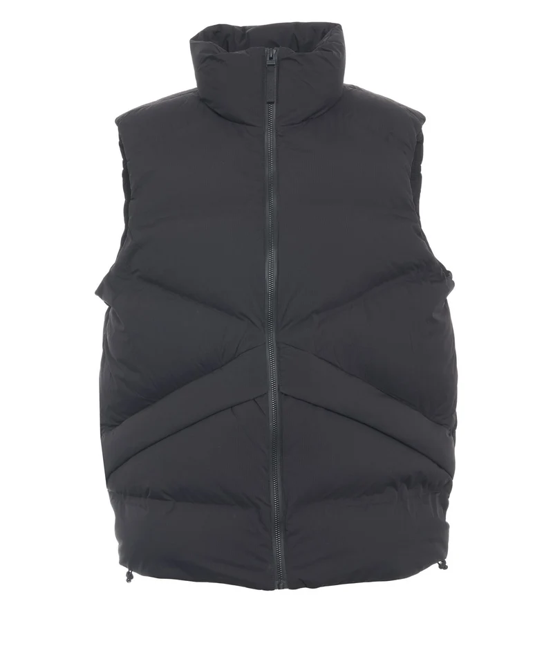 Gilet con collo alto