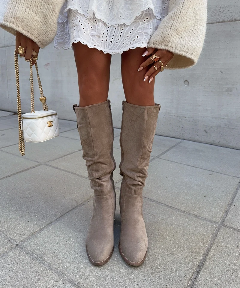Stiefel Betty Taupe