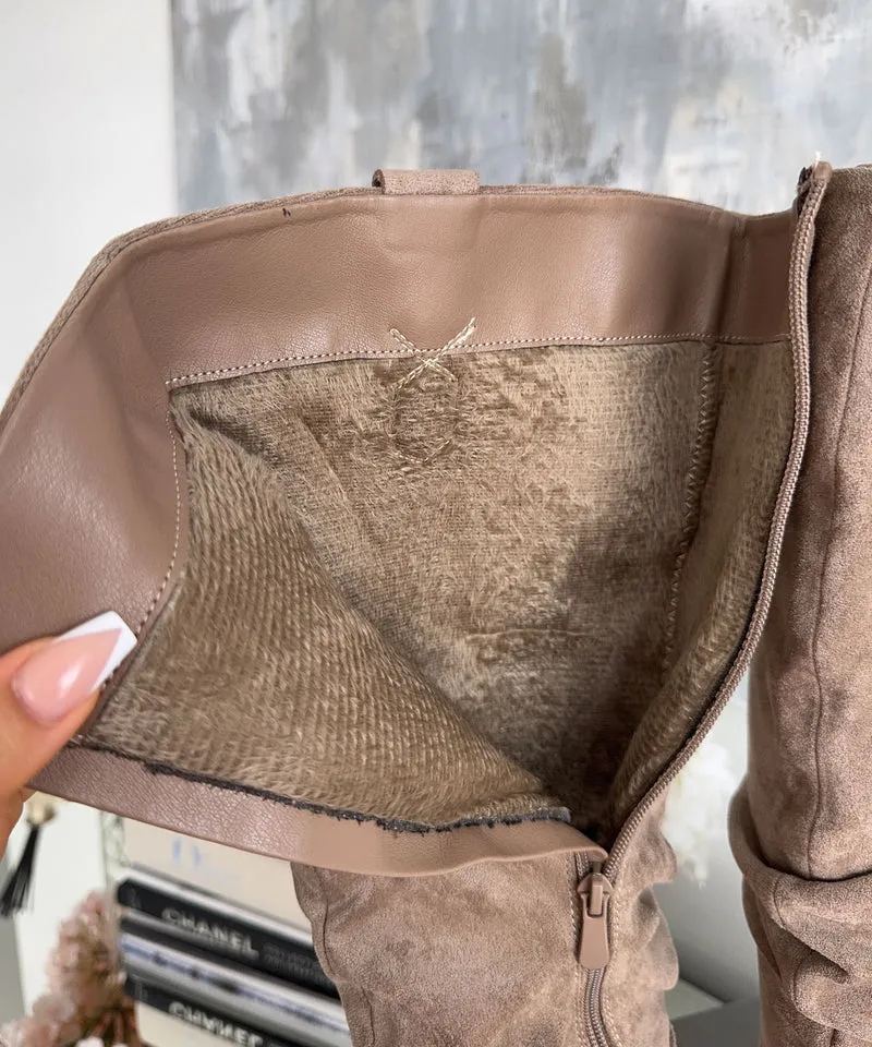 Stiefel Betty Taupe
