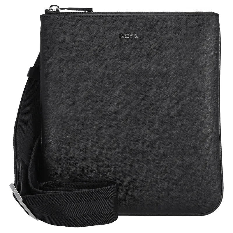 BOSS Men Northon Envelope - Bolso bandolera 23 cm (black)