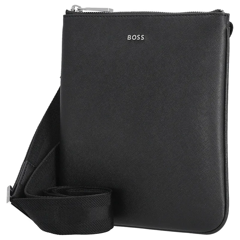 BOSS Men Northon Envelope - Bolso bandolera 23 cm (black)