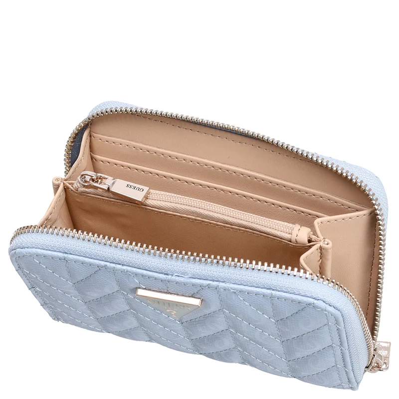 Guess Stacey SLG Medium Zip - Cartera 4cc 14 cm (light blue)