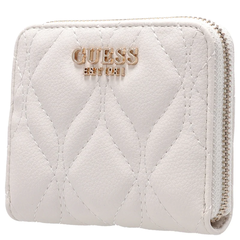 Guess Maxine SLG Small Zip - Cartera 4cc 11 cm (off white)