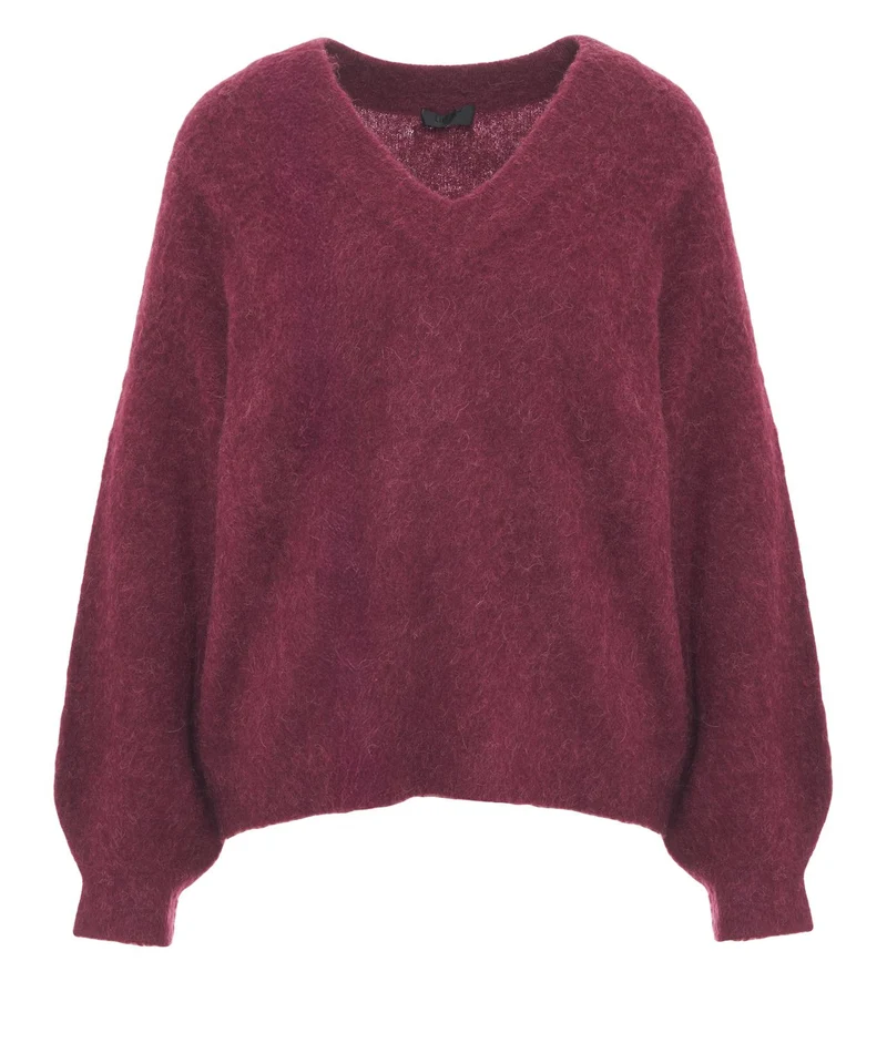 Pullover con scollo a V