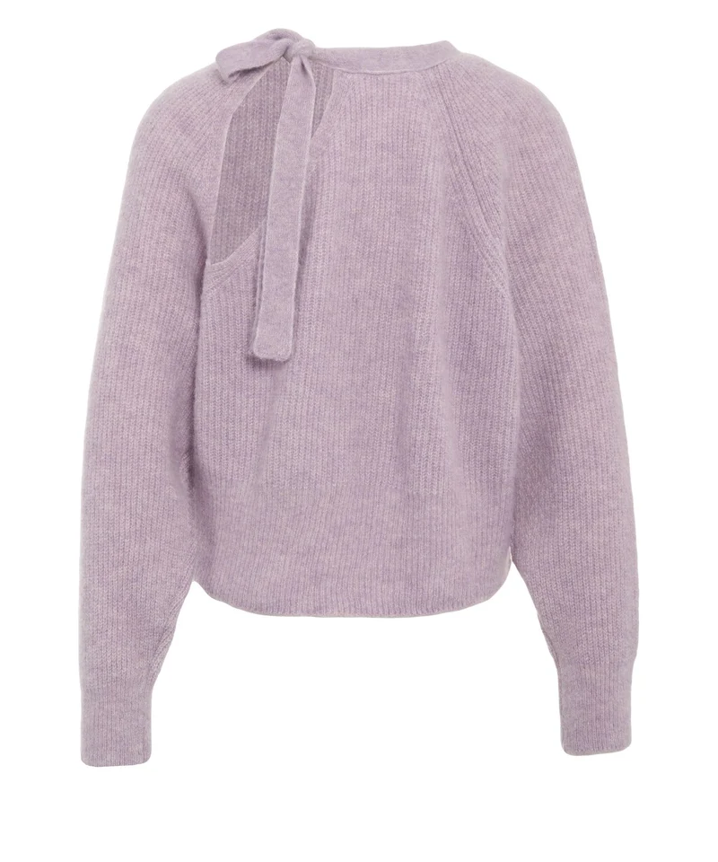 Maglione con fiocco sul retro
