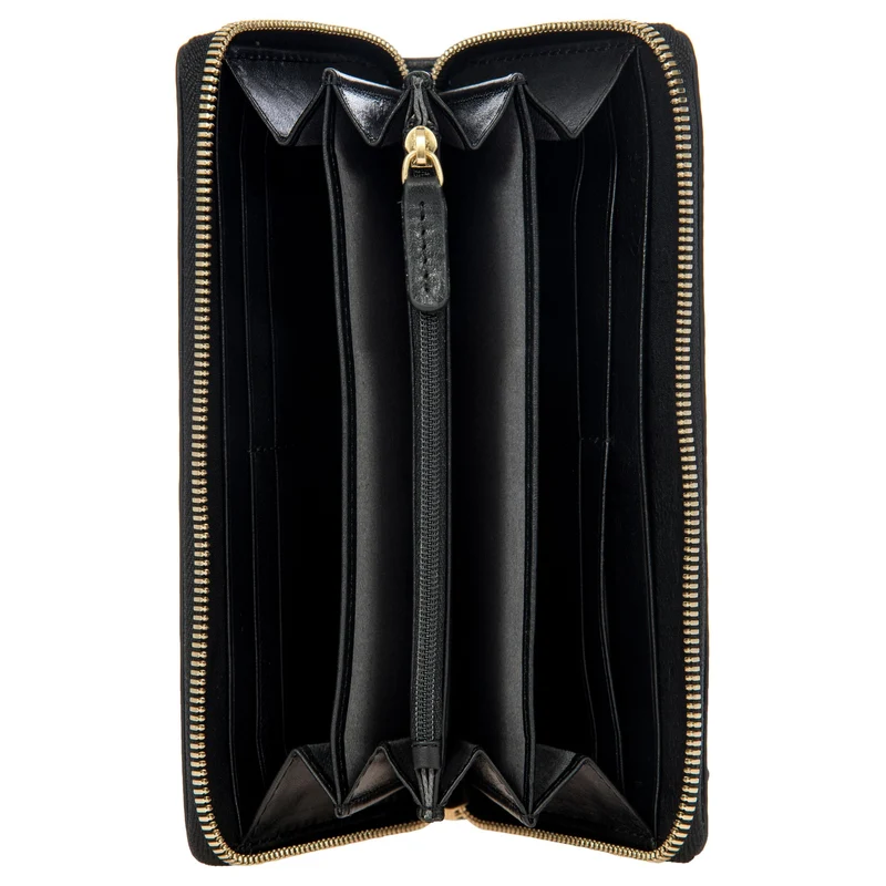 Brics Volterra - Cartera L 8cc 19.5 cm RFID (black)