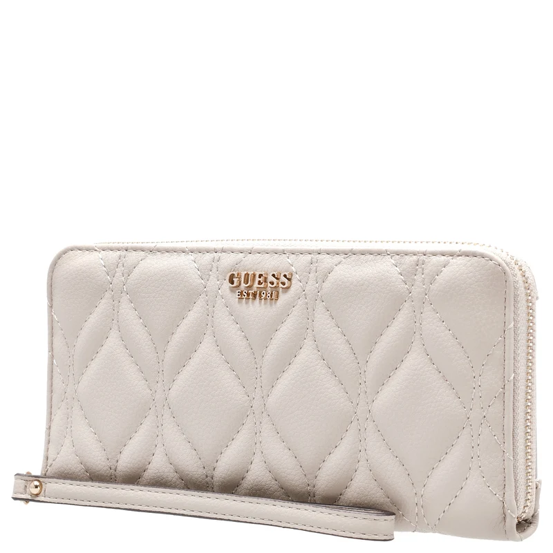 Guess Maxine SLG Large Zip - Cartera 12cc 20.5 cm (light taupe)