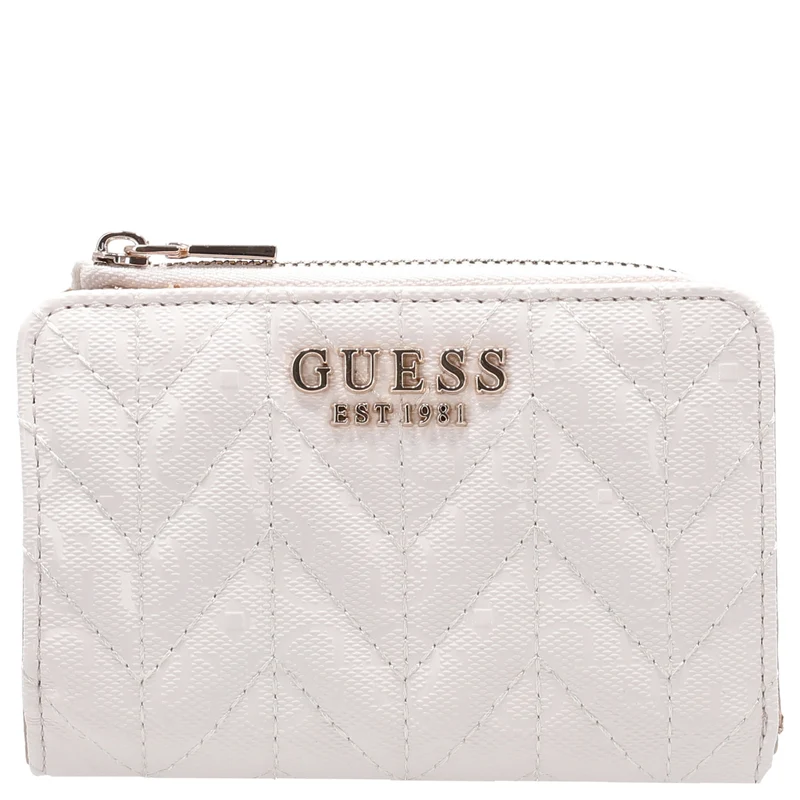 Guess Stacey SLG Zip - Cartera 2cc 12 cm (off white)