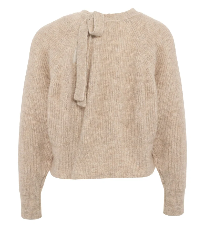 Maglione con fiocco sul retro