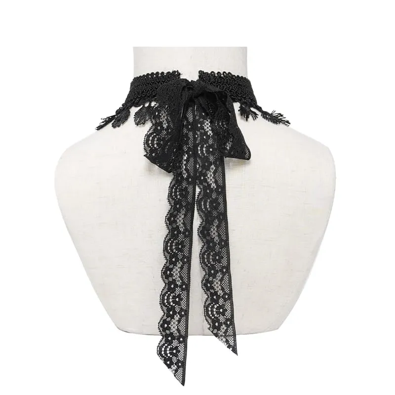 Gothic-Choker für Damen mit Perlen und Nieten, mehrlagig