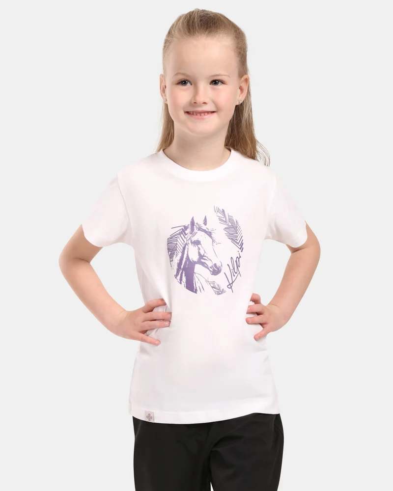 Baumwoll-T-Shirt für Mädchen Kilpi MALGA-JG